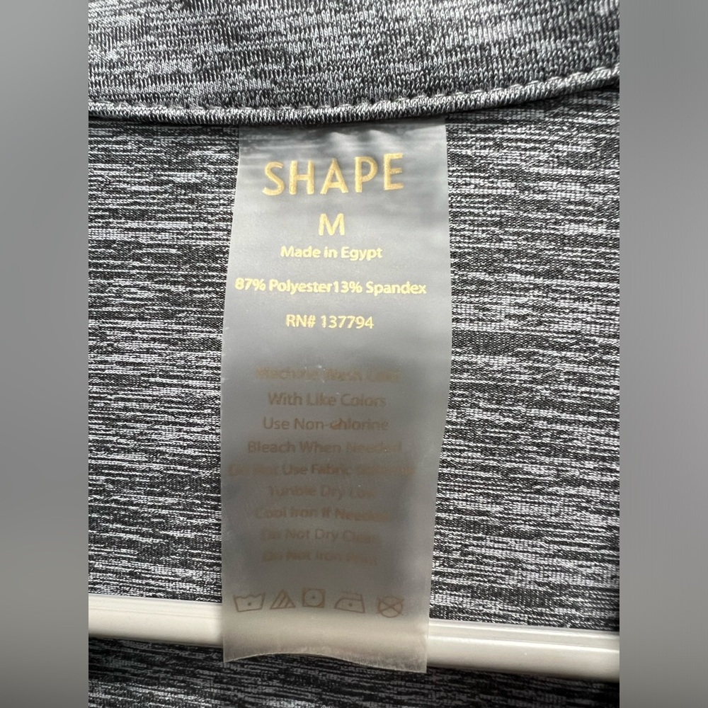 Shape Gray Stretch Active Full Zip Two Pockets Ja… - image 3